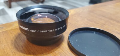Canon WD-58 Lens Wide-Converter 0.7X58 For photo & video | eBay