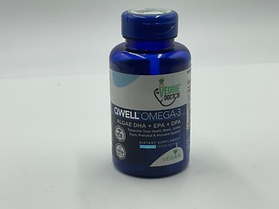 Fish Oil Supplement Omega 3 6 9 Fatty Acid Vegan DHA DPA EPA 60ct VEGGIE DOCTOR