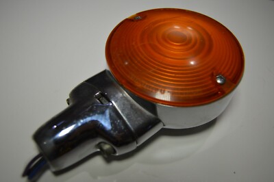 Harley Davidson Turn Signal Amber Lens Chrome DHD4 DP 85 1986-16 Original USA