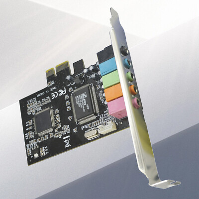 New PCI-E Express 5.1 Ch 6 Channel Audio Digital Sound Card support win7
