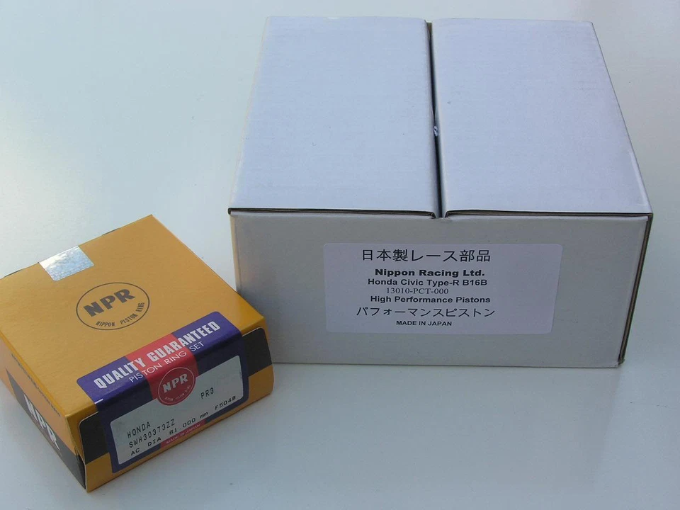 NIPPON RACING JDM CIVIC TYPE R CTR B16B PISTONS RINGS B16A CTR NEW SI 81.50MM - Image 2 of 2