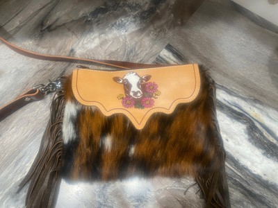 custom cowhide purses