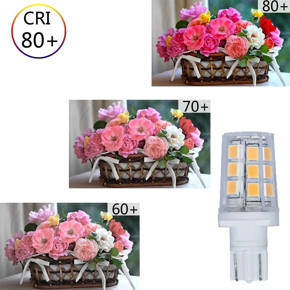 Diodesy 4PK T5 Wedge Base LED Light Bulb, 3000K, 2.5W, 20W, 230LM - Image 4 of 4