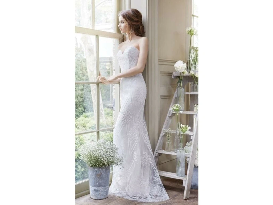 Vestido de novia Tara Keely de Lázaro 2659 dos en uno nuevo sin etiquetas calle talla 8 (etiqueta 14) Foto 3 de 4