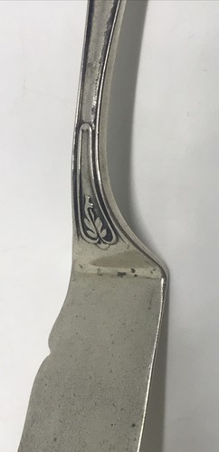 Coin Silver Butter Knife Spreader By Augustine Dunyon Portland ME c1840 Rare - Picture 5 of 10