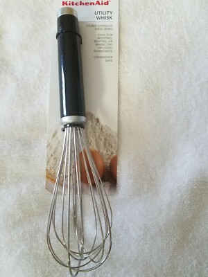 Kitchenaid Black Utility Whisk 