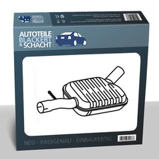 Auspuff Mitteltopf für VW Tiguan