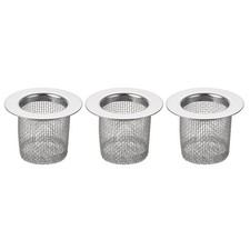 3Pcs Bathroom Sink Strainer Fit for Dia 1.38"-2" Drain Hole 40mm/1.57" Deep