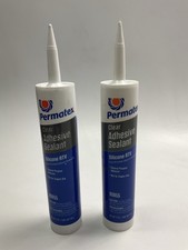 (2) Tubes - Permatex 80855 Clear Silicone RTV...