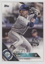 2016 Topps 65th Anniversary Stamp Norichika Aoki Nori Aoki #386 0b5