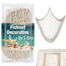 Sukh Fish Net Decorations 1.5x2m - Fish Net Decorations Decorative Netting Nauti