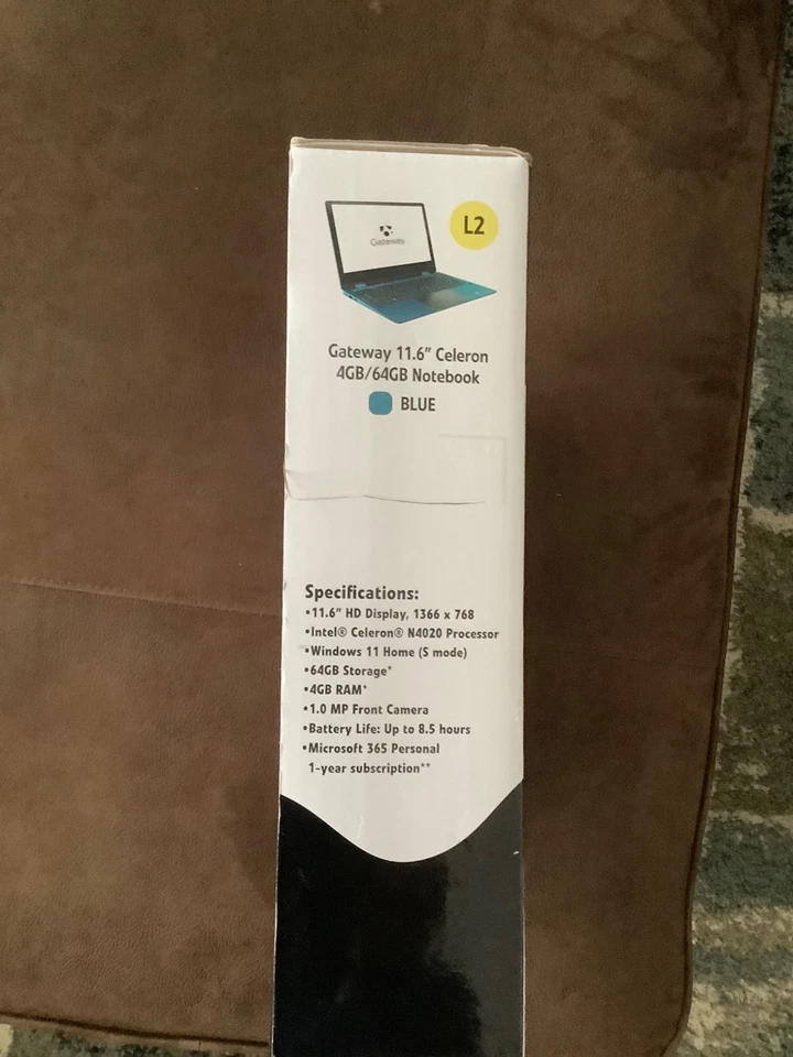 Gateway 11.6” Touchscreen 2-in-1 Laptop 4GB 64GB Blue GWTC116-2BL – Brand New - Image 3 of 4
