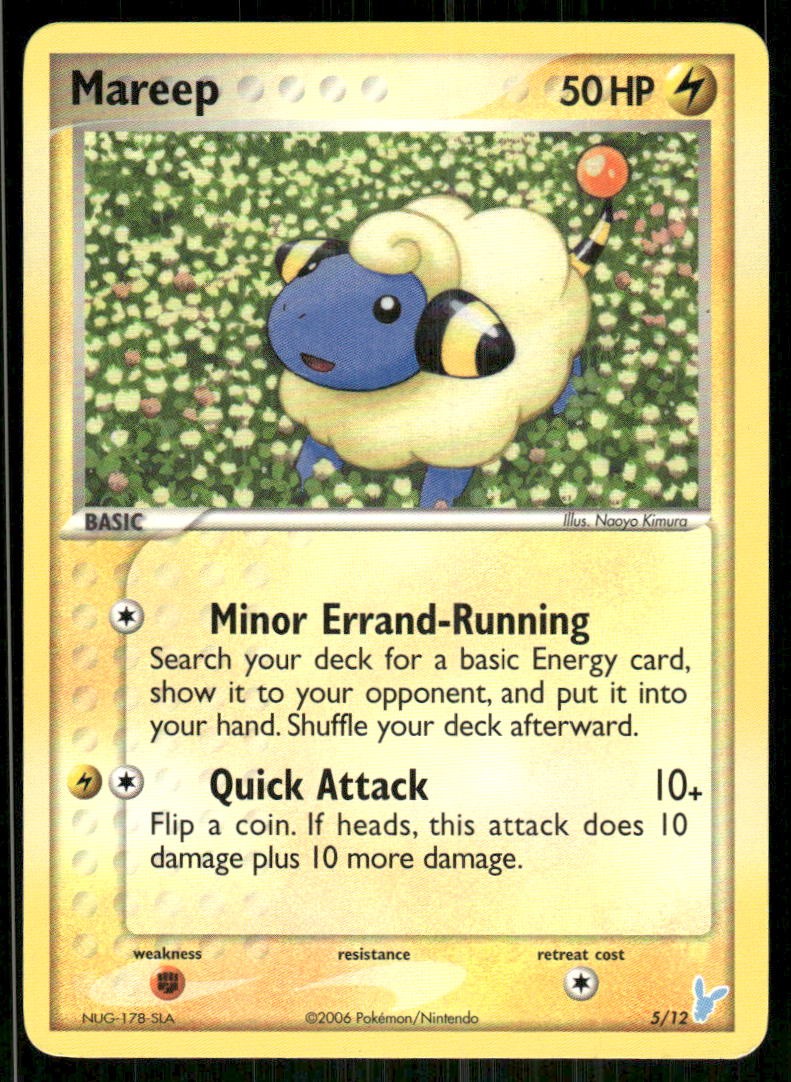 Mareep 5/12 EX Trainer Kit 2 Minun Pokemon MP
