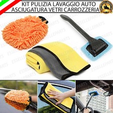 KIT PULIZIA LAVAGGIO ASCIUGATURA CARROZZERIA INTERNI PER AUDI A4 (B6)