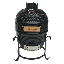 Kamado Grill Ceramic Egg Charcoal BBQ Smoker & Stand Portable Barbecue Oven