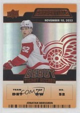 2022-23 Credentials Debut Ticket Access Orange 23/149 Jonatan Berggren #183 0nr3