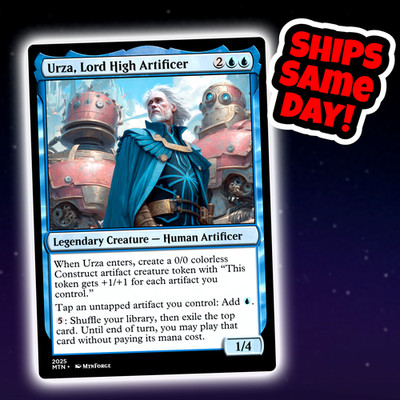 Urza Lord High Artificer - Custom Art Magic: The Gathering Playtest Card