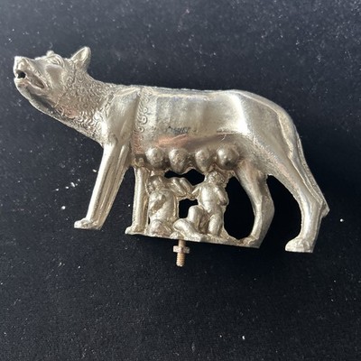 Vintage Figurine   She-Wolf with Romulus and Remus - The Base Is Missing