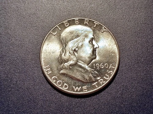 Gem BU 1960-P FBL Franklin Half Dollar