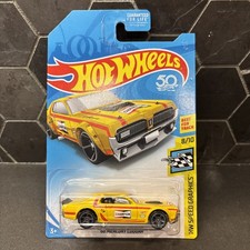 2018 Hot Wheels 68 Mercury Cougar Yellow Champion Hw Speed Graphics 2018 Hot Wheels 68 Mercury Cougar Yellow Champion Hw Speed Graphics