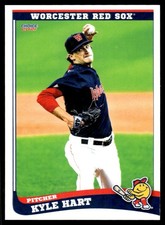 2021 Kyle Hart Choice Minor League Rookie Card Worcester Woo Red Sox #23