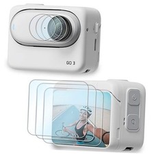 6 PCS Lens LCD Screen Protector Appliable for Insta360 GO3 Action