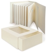 Graphic 45 Staples ATC Album With Matchbook Box-Ivory