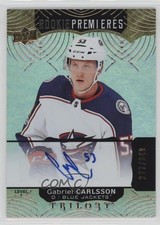 2017 Trilogy Rookie Premieres Level 2 Tier 1 Autograph Gabriel Carlsson Auto 1o3