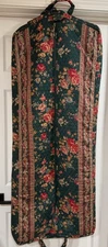 Rare VTG Vera Bradley Greenbriar Travel Folding Garment Bag Floral Made USA VGUC