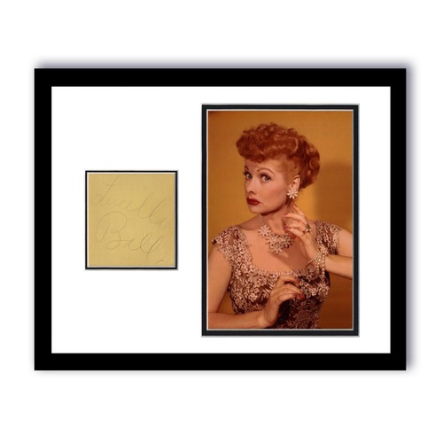 Lucille Ball "I Love Lucy" AUTOGRAPH Signed Custom Framed 11x14 Display ACOA