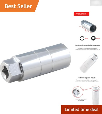 #ad Automotive 6 Point Oil Pressure Sensor Socket Durable Alloy Steel 2.95 Inches $6.99