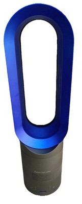 Dyson Blue Silver AM04 EVO Hot + Cool Bladeless Fan Heater No