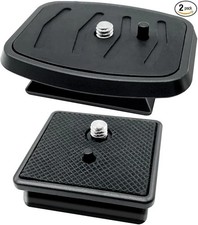 2 Pack 41Mm and 43Mm Tripod Quick Release Plate Camera Mounting Adapter, 2 Sizes