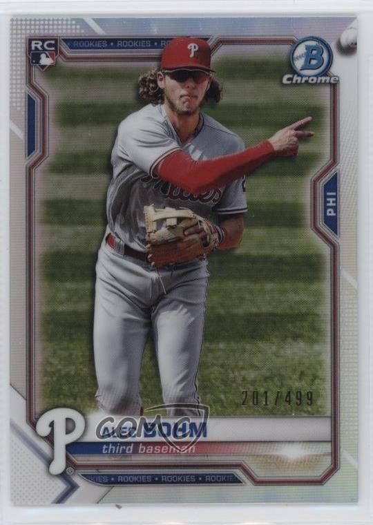 2021 Bowman Chrome Refractor 201/499 Alec Bohm #94 14li