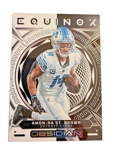 2023 Panini Obsidian - Equinox Amon-Ra St. Brown #/135