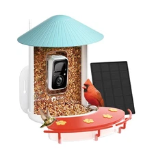 Birdfy® Hummee Smart Hummingbird Feeder with Camera, Auto Capture Bird Videos...