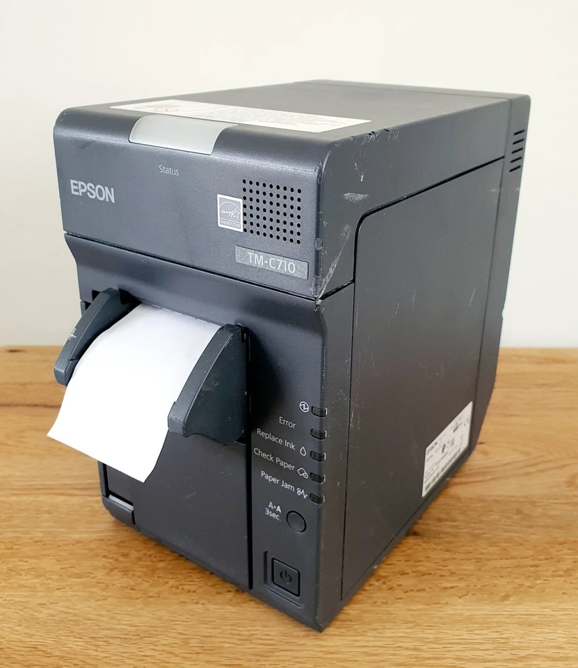 Epson TM-C710 Full Colour Inkjet Receipt Printer - Image 2 of 4