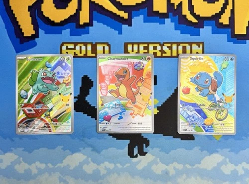 Pokémon TCG First Partner Trio: Bulbasaur Squirtle Charmander