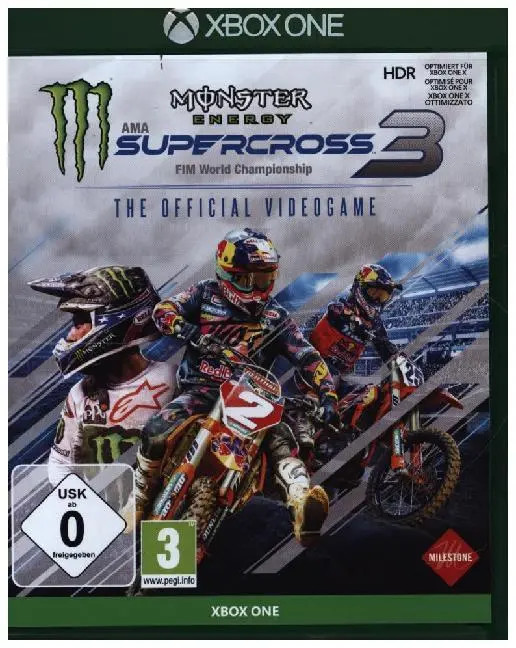 Monster Energy Supercross 3 The Official Videogame Microsoft Xbox One Spiel OVP - Bild 3