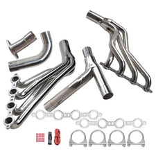 Long Tube Exhaust Headers Kit For 99-06 Silverado/Sierra 1500 2WD 4.8L-6.0L