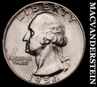 1954 Silver Washington Quarter - Choice Gem Brilliant Unc  Lustrous  #i6855