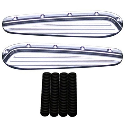 Covingtons Customs Chrome Dimpled Turn Signal Eliminators - C1307-C