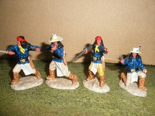 Paragon Scenics 1/32 Painted Plastic *Apache Scouts x 4 Foot*