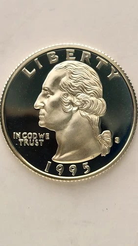 1995-S United States, Proof Silver, Washington Quarter