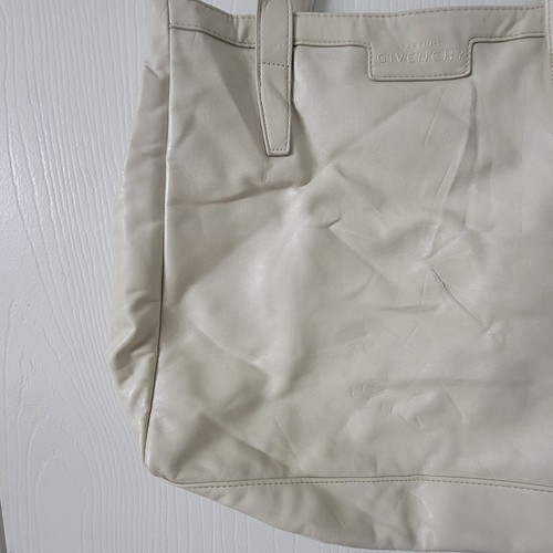 Givenchy Authentic Parfums White Tote As is Vintage CLEAN - Picture 4 of 19