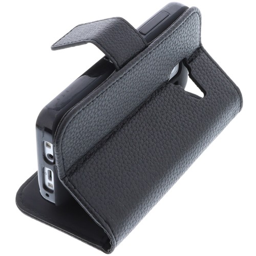 Funda para Easyfone Prime-A7 Book Style Protección Teléfono Móvil Libro Negro - Imagen 5 de 6