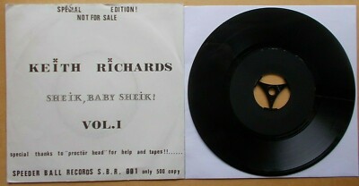 Keith RICHARDS Sheik, Baby Sheik! Vol. 1 Whole Lotta Shakin` Goin On S.B.R. 001