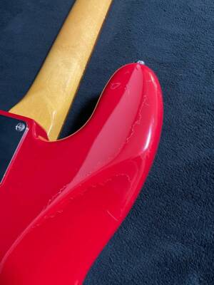 【ジャンク品】EDWARDS PROFESSIONAL GUITAR&BASS Electric Bass Guitar Edwards E-JB-93R/LT Trino Red Lacquer