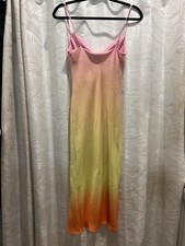 Express Dye Cowl Slip Dress