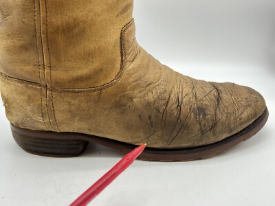 PRE-OWNED TECOVAS The Stockton Ranch Leather VIBRAM Men Sz  display picture 2